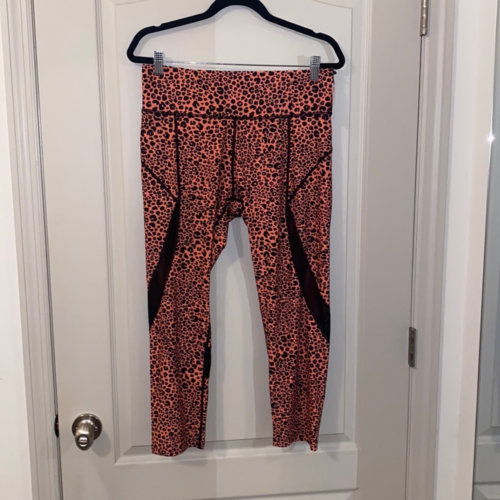 NWT Orange/Black Workout Leggings